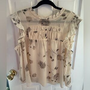 Torrid - Chiffon Ruffle Smocked Top